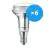 Confezione Multipack 6x Philips Corepro LEDspot E14 R50 1.4W 105lm 36D - 827 Bianco Molto Caldo | Sostitutiva 25W