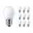 Confezione Multipack 10x Philips Corepro LEDluster E27 Sferica Ghiaccio 4.3W 470lm - 827 Bianco Molto Caldo | Sostitutiva 40W