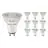 Confezione Multipack 10x Noxion PerfectColor Faretti LED GU10 PAR16 4W 345lm 36D - 927 Bianco Molto Caldo | Miglior resa cromatica - Dimmerabile - Sostitutiva 50W