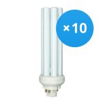 Confezione Multipack 10x Philips MASTER PL-T 42W - 830 Luce Calda | 4 Pin