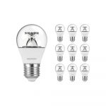 Confezione Multipack 10x Noxion Lucent LED E27 Pera Filamento Chiara 2.5W 250lm - 827 Bianco Molto Caldo | Dimmerabile - Sostitutiva 25W