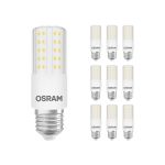 Confezione Multipack 10x Osram Special T Slim LED E27 Chiara 7.3W 806lm - 827 Bianco Molto Caldo | Dimmerabile - Sostitutiva 60W 