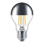 Philips MASTER Value LEDbulb E27 Pera Mirror 7.2W 650lm – 827 Bianco Molto Caldo | Miglior resa cromatica - Dimmerabile - Sostitutiva 60W