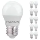 Confezione Multipack 10x Noxion Lucent Classic LED E27 Sferica Filamento Chiara 4.5W 470lm - 827 Bianco Molto Caldo | Sostitutiva 40W